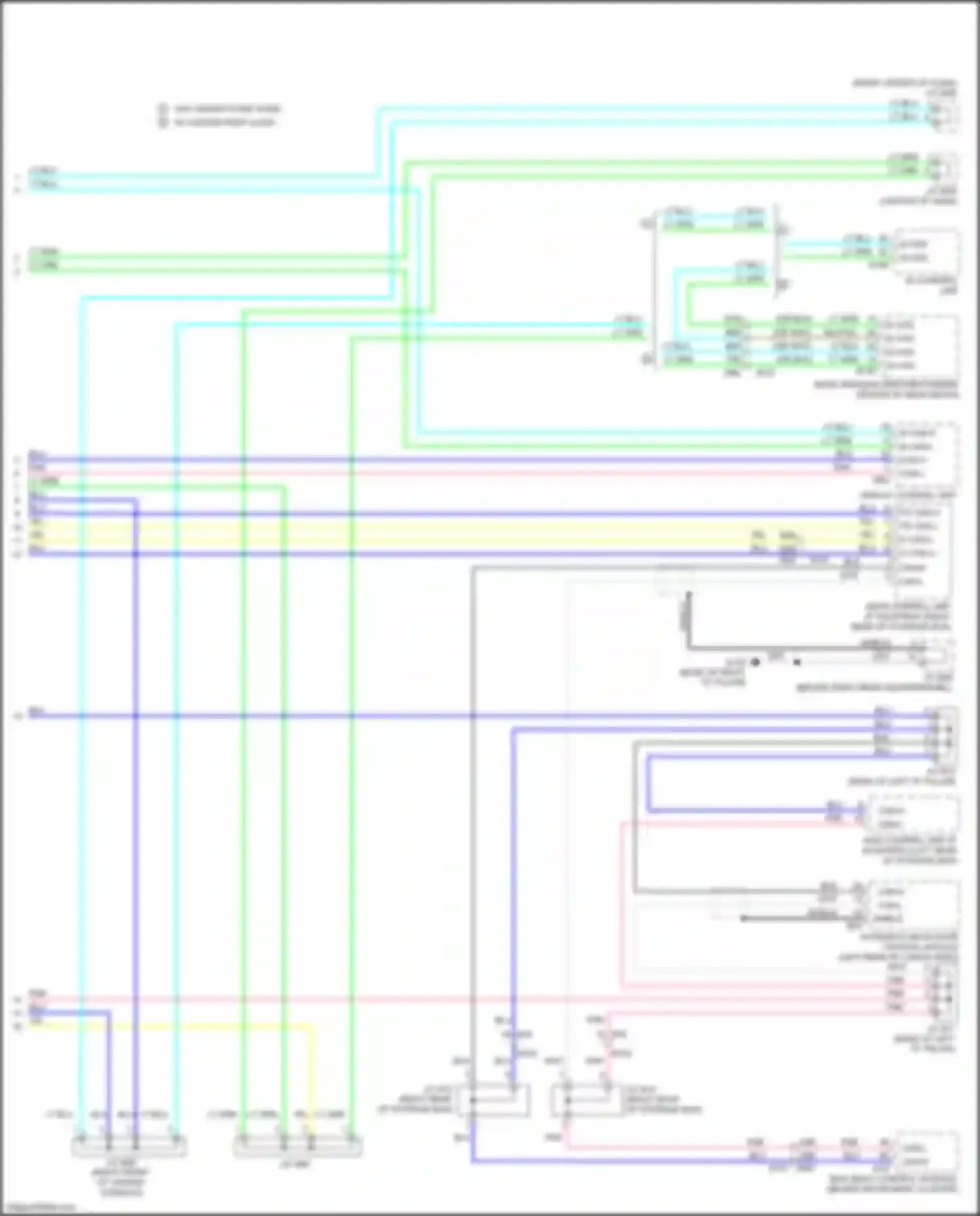 Wiring diagram m can-h for Infiniti QX60 I facelift (2016-2021) (16 of 31)