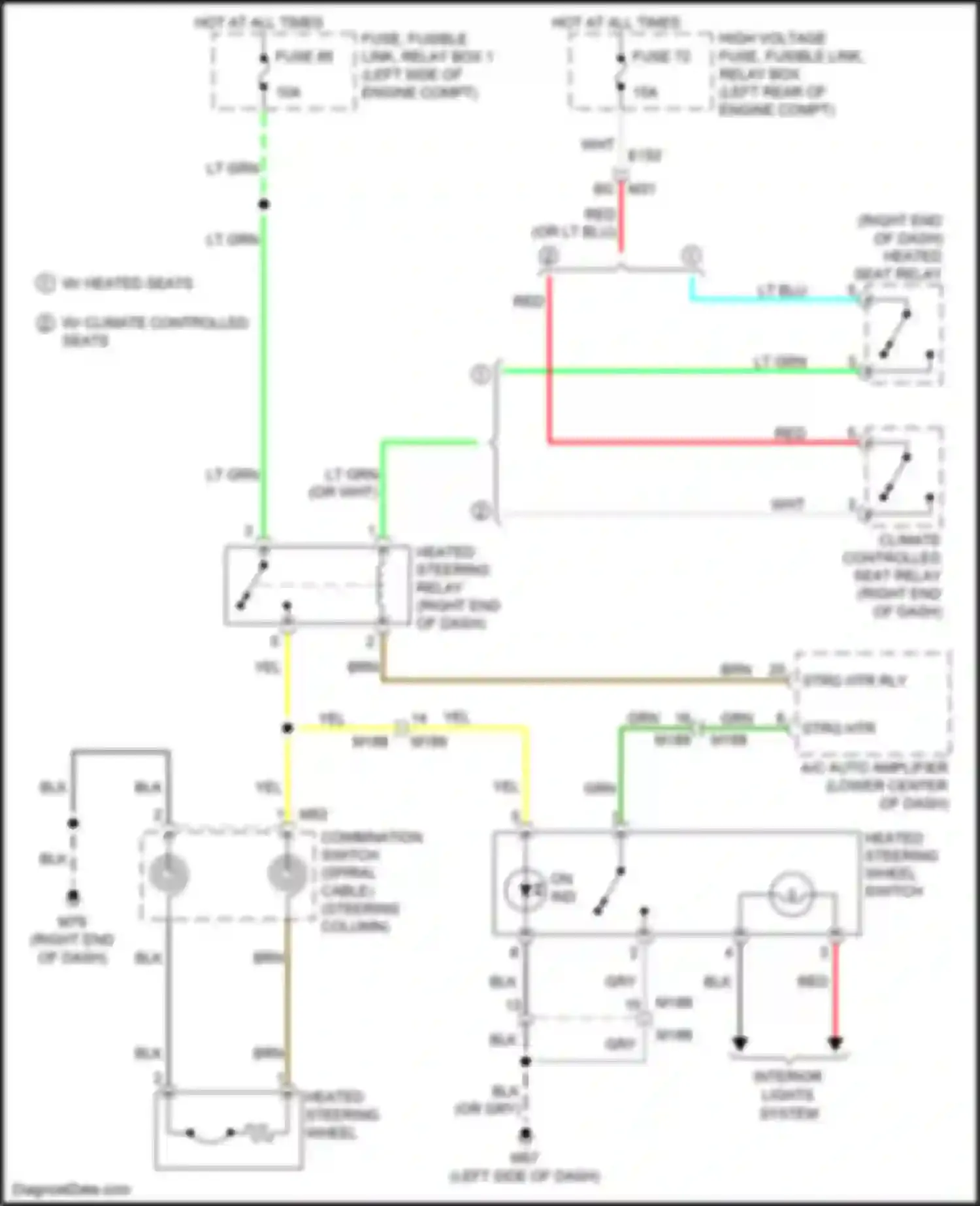 Wiring diagram on ind. for Infiniti QX60 I facelift (2016-2021) (2 of 2)