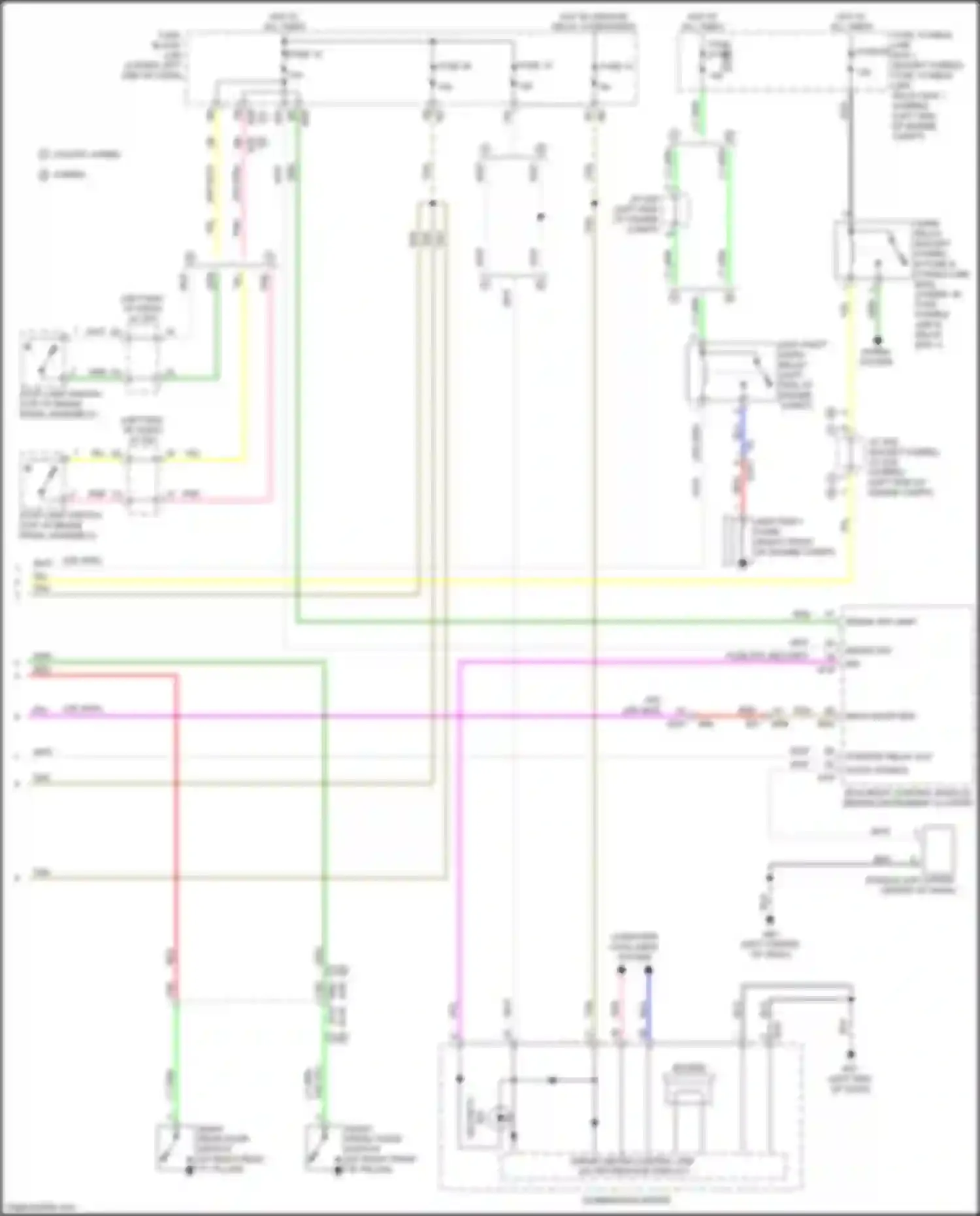 Wiring diagram pnk for Infiniti QX60 I facelift (2016-2021) (68 of 159)
