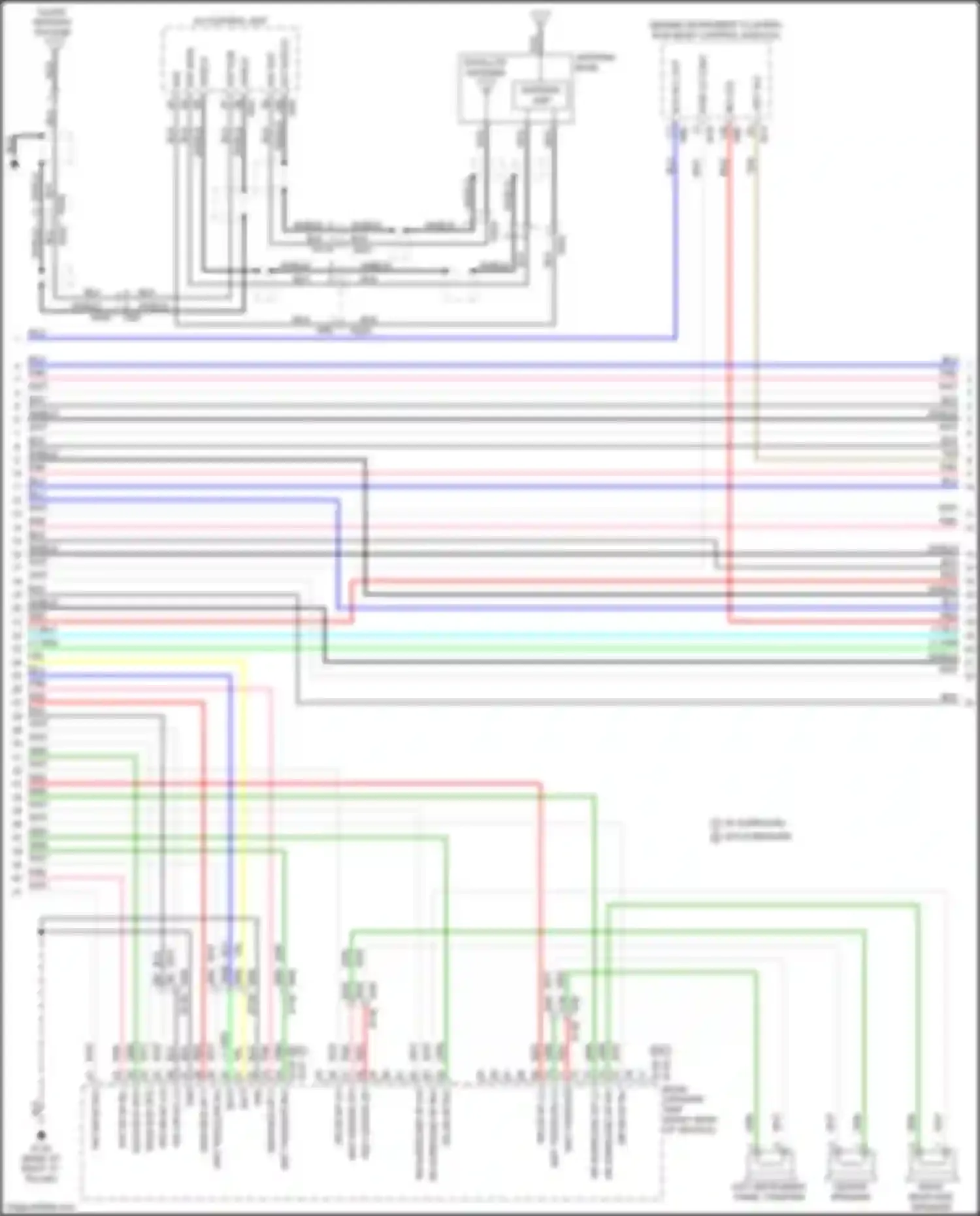 Wiring diagram rev sig for Infiniti QX60 I facelift (2016-2021) (4 of 8)