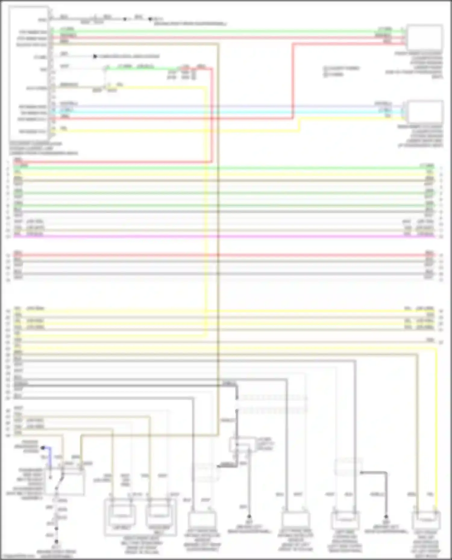 Wiring diagram rr inner sig for Infiniti QX60 I facelift (2016-2021) (1 of 1)
