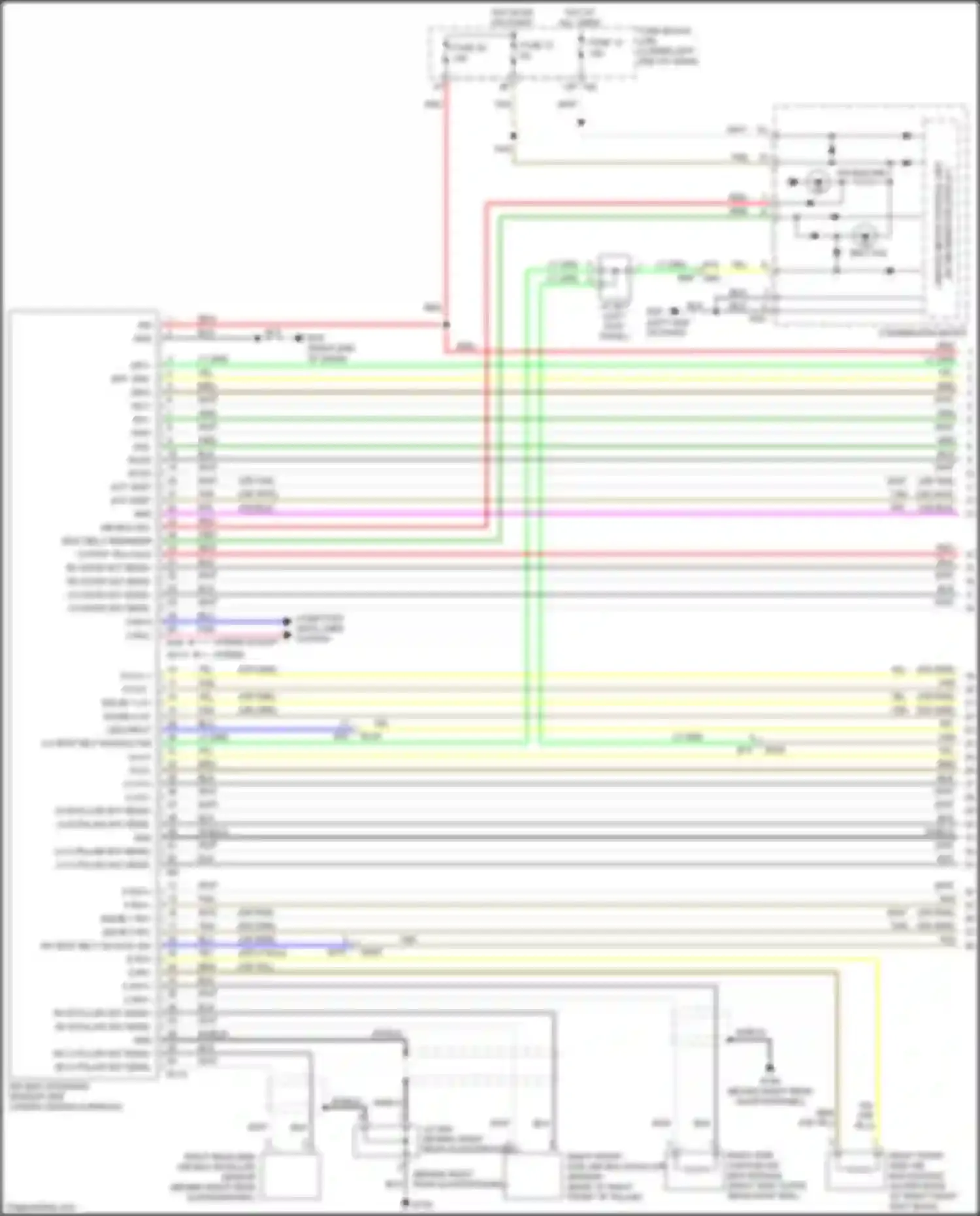 Wiring diagram squib-2 lh- for Infiniti QX60 I facelift (2016-2021) (1 of 1)