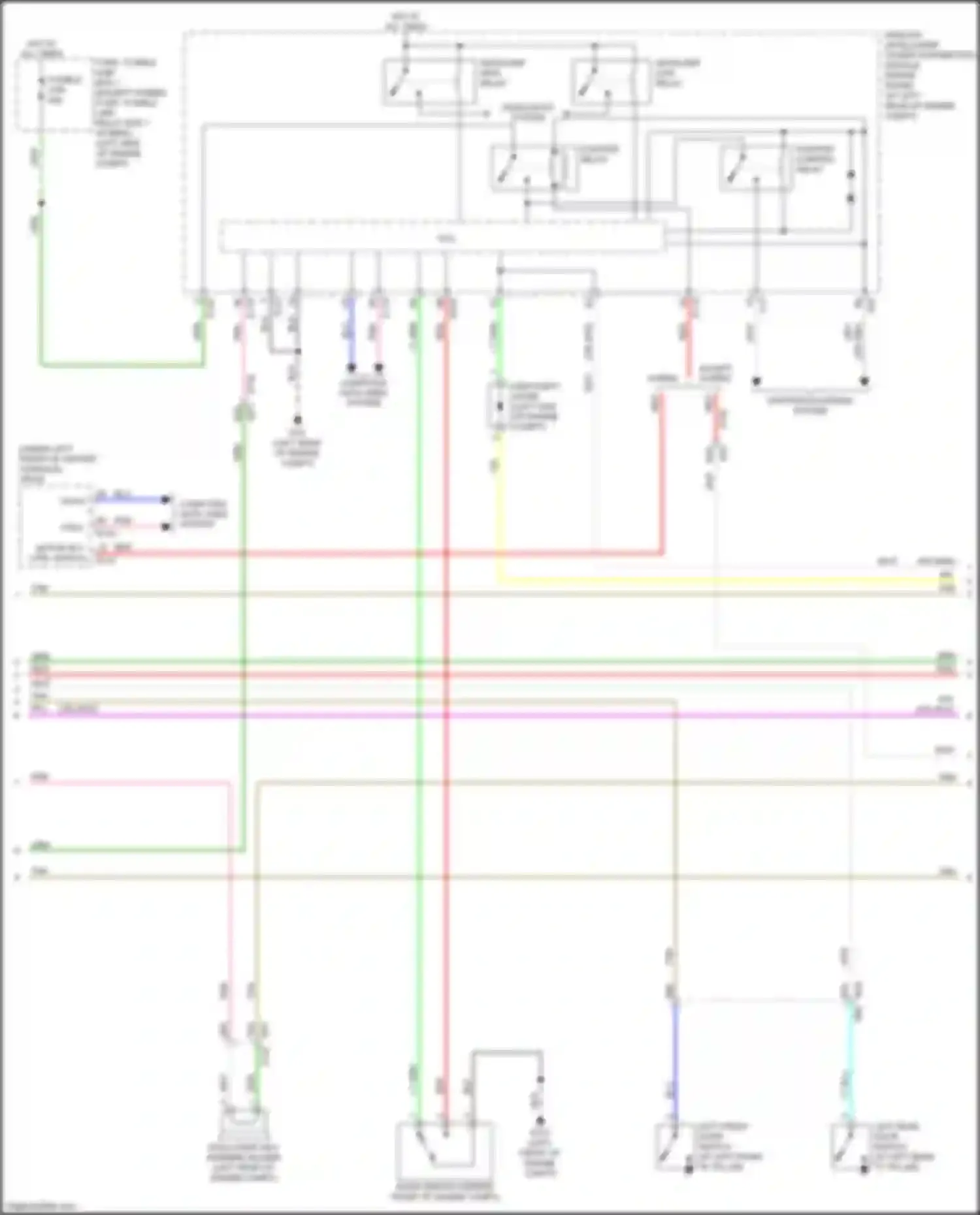 Wiring diagram tan for Infiniti QX60 I facelift (2016-2021) (56 of 122)