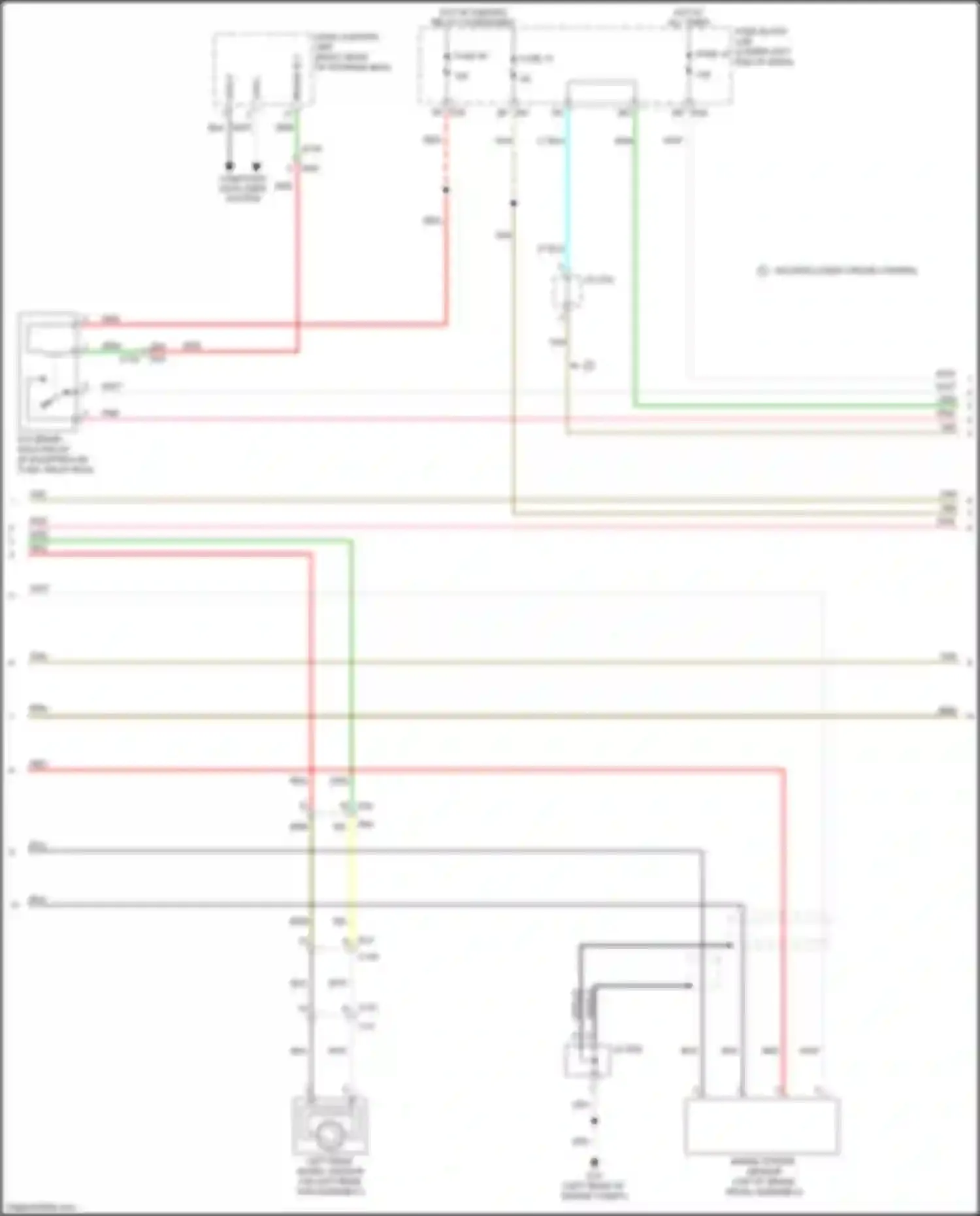 Wiring diagram tan for Infiniti QX60 I facelift (2016-2021) (84 of 122)