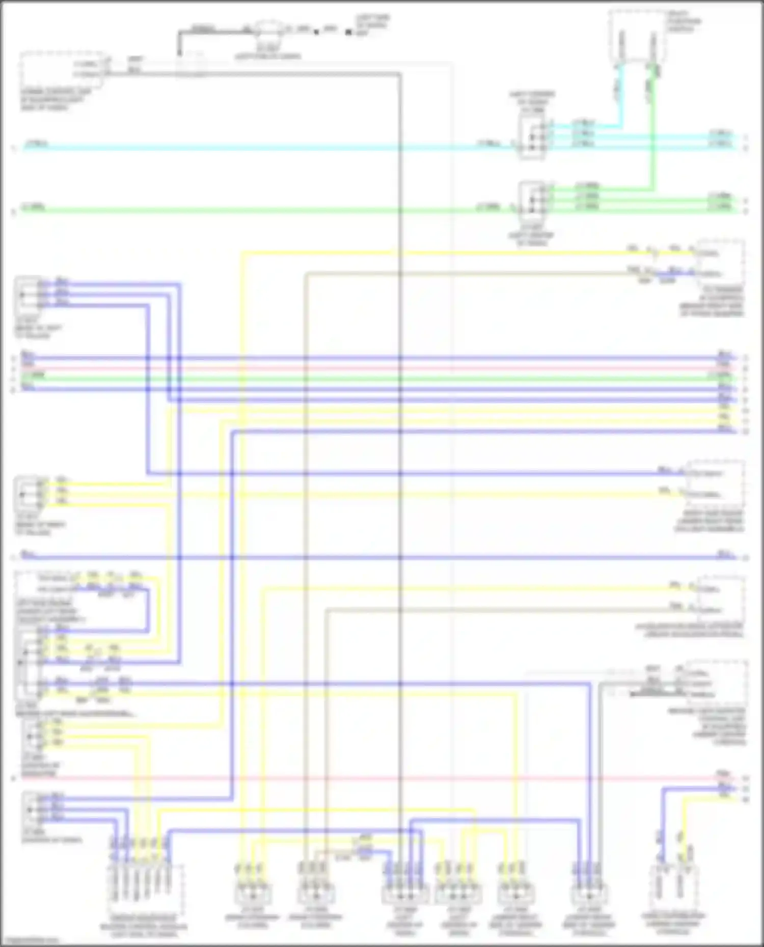 Wiring diagram tan for Infiniti QX60 I facelift (2016-2021) (74 of 122)