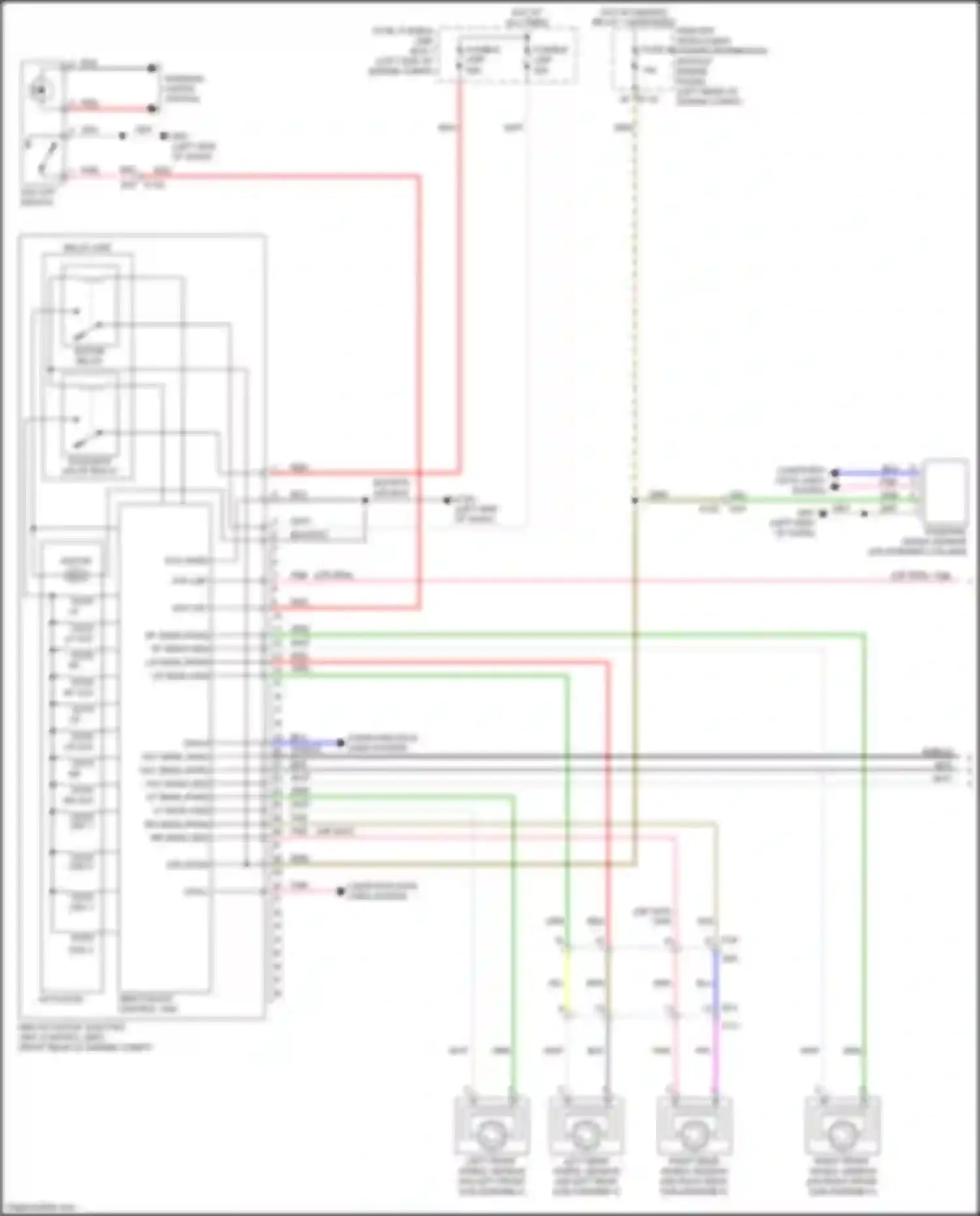 Wiring diagram usv 1 for Infiniti QX60 I facelift (2016-2021) (1 of 1)