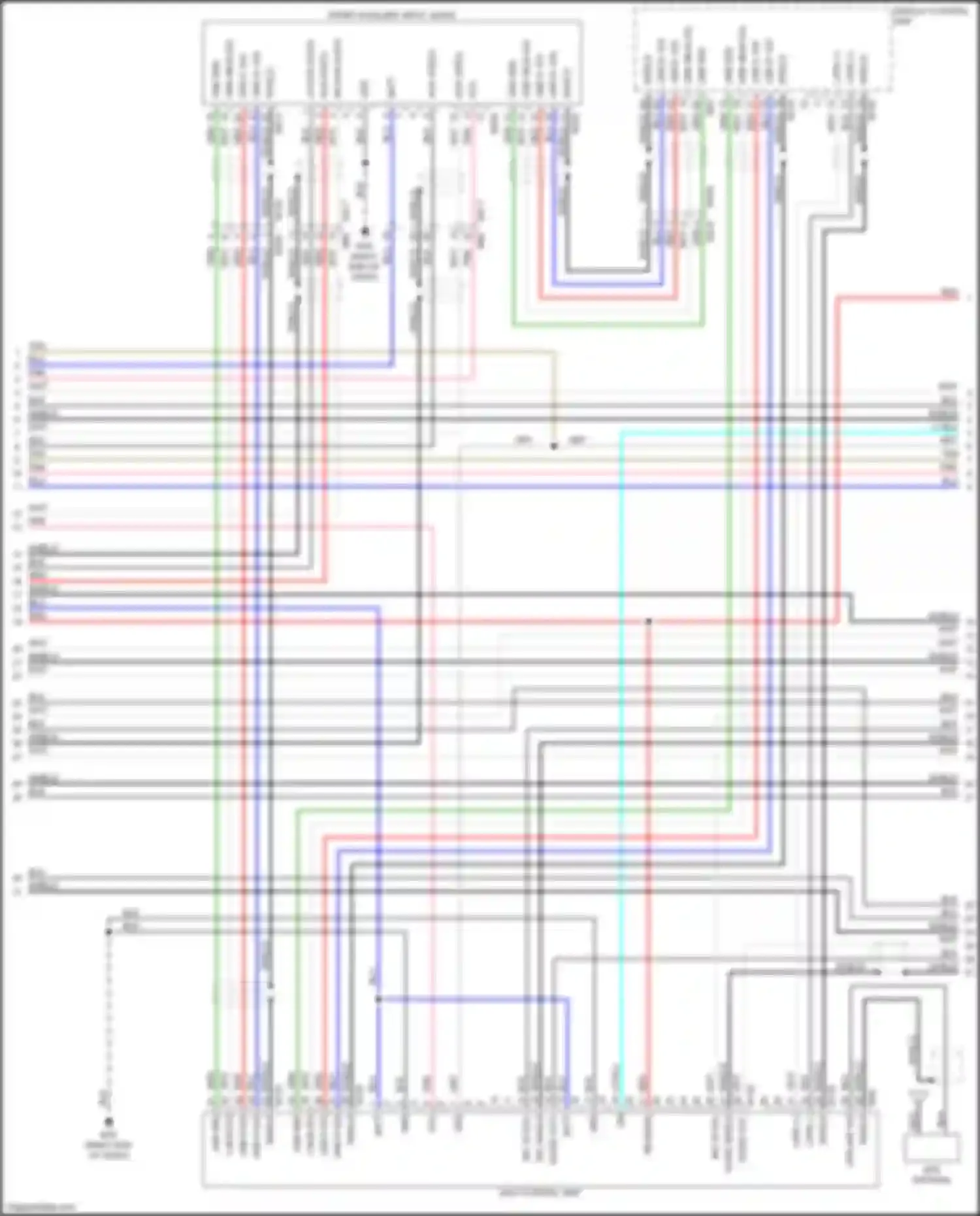 Wiring diagram v bus sig for Infiniti QX60 I facelift (2016-2021) (1 of 6)