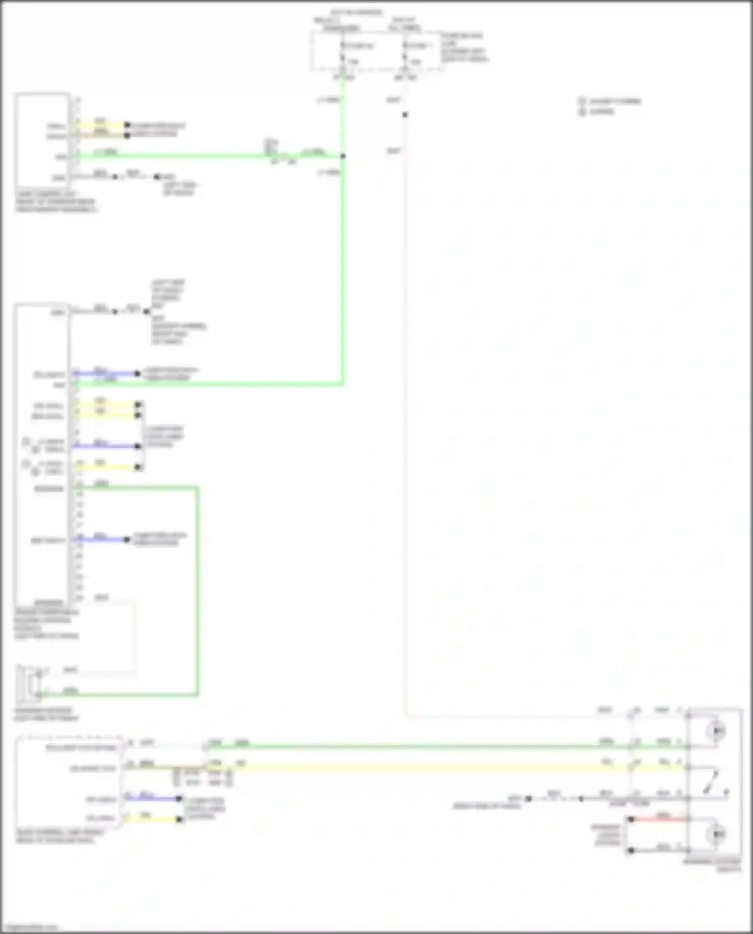 Wiring diagram v-can-l can-l for Infiniti QX60 I facelift (2016-2021) (2 of 3)
