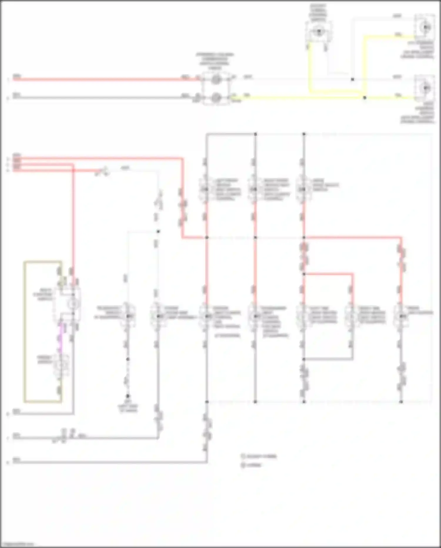 Wiring diagram w/o climate control for Infiniti QX60 I facelift (2016-2021) (1 of 1)