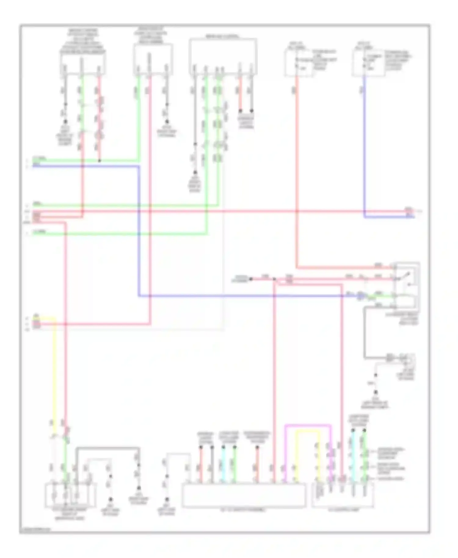QX60 Infiniti I (2013-2016): Automatic a/c circuit, except hybrid (3 of 4)