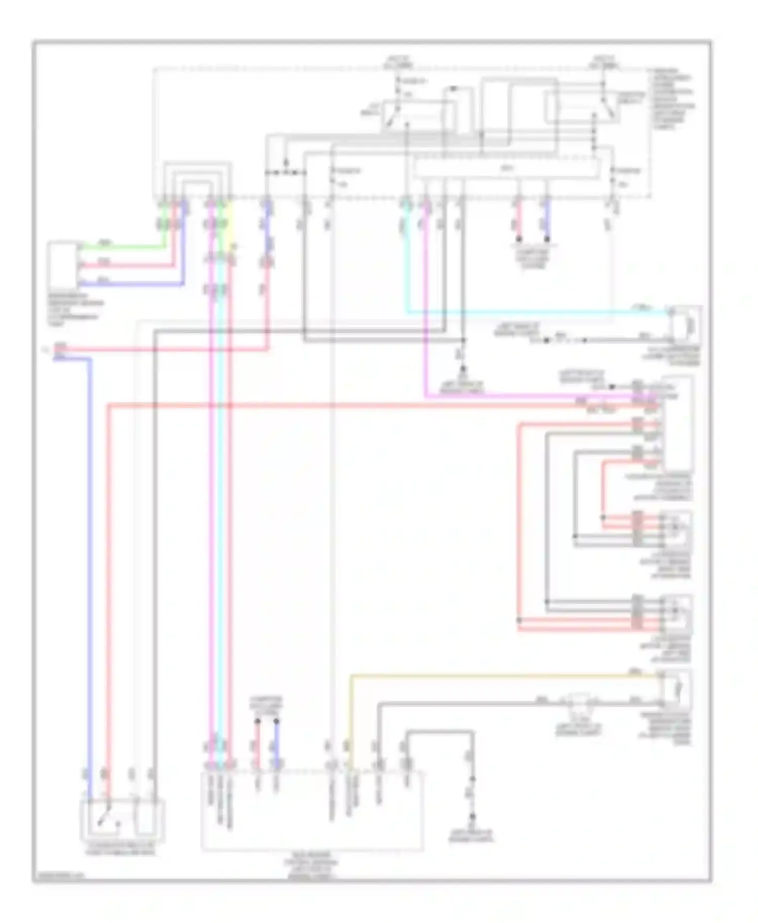 QX60 Infiniti I (2013-2016): Automatic a/c circuit, except hybrid (4 of 4)