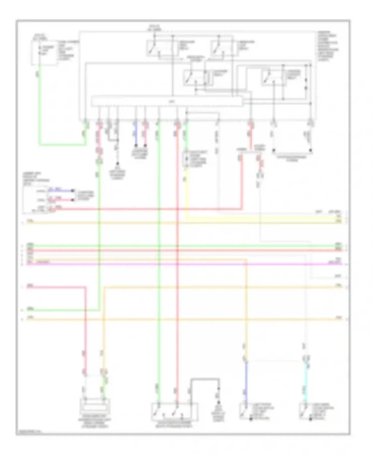 QX60 Infiniti I (2013-2016): Forced entry circuit (3 of 4)
