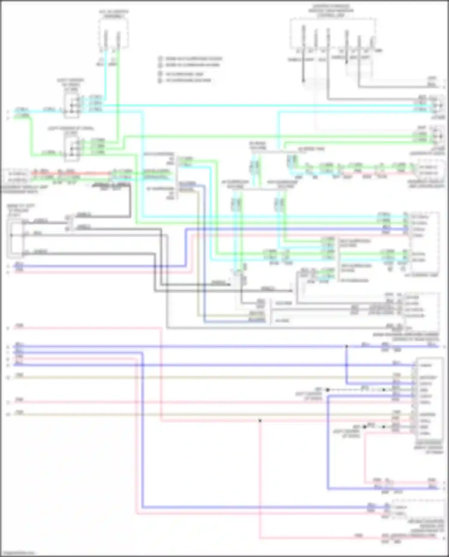 QX60 Infiniti I (2013-2016): Computer data lines circuit, except hybrid w/ memory w/ icc (2 of 3)