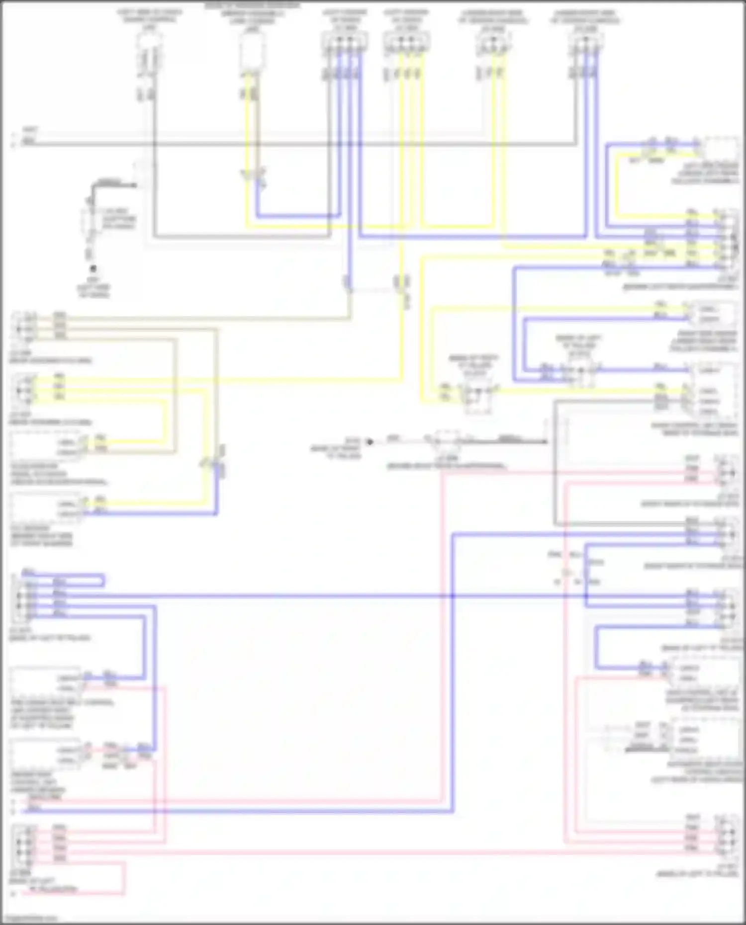 QX60 Infiniti I (2013-2016): Computer data lines circuit, except hybrid w/ memory w/ icc (3 of 3)