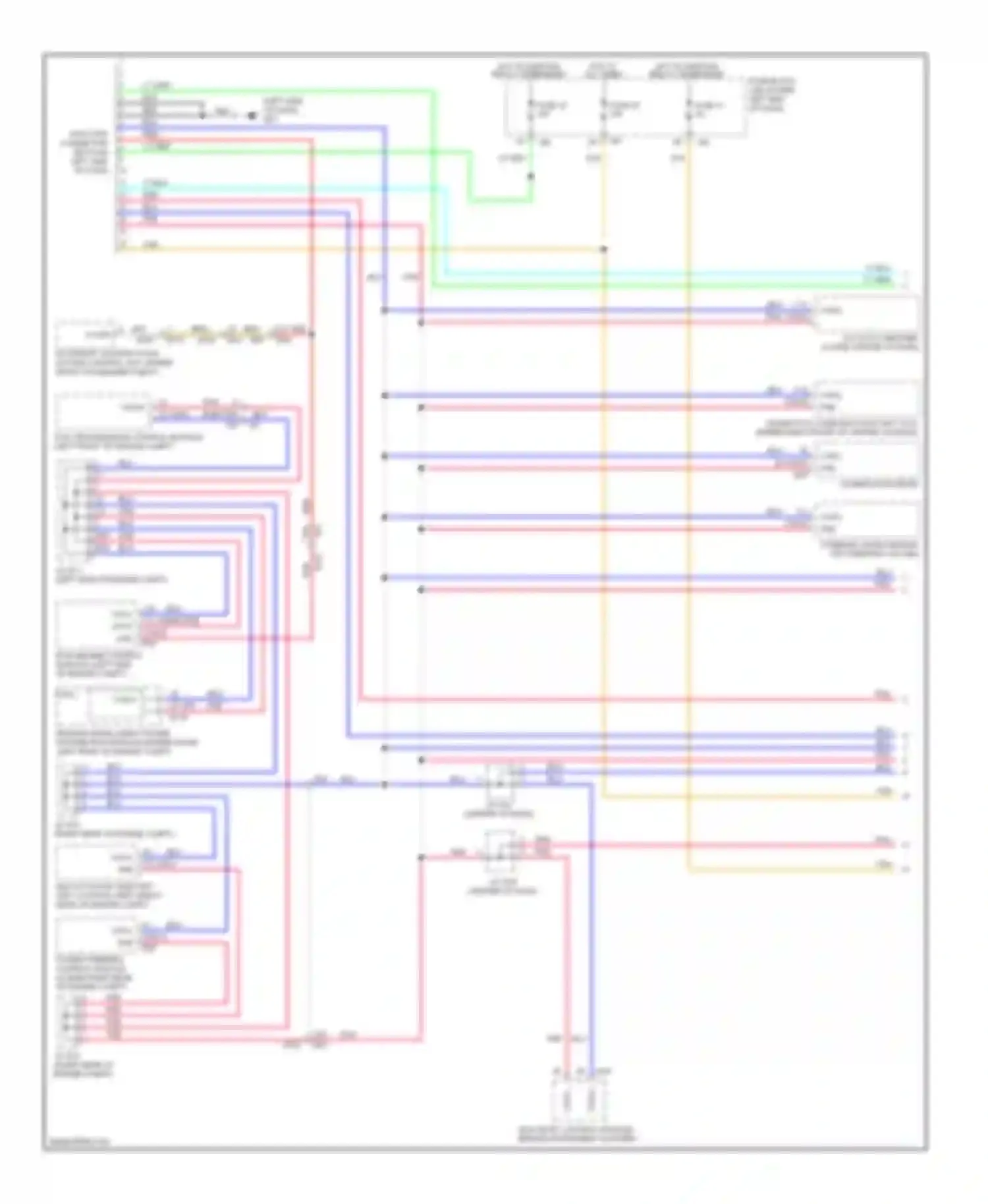 QX60 Infiniti I (2013-2016): Computer data lines circuit, except hybrid with memory with icc (1 of 3)