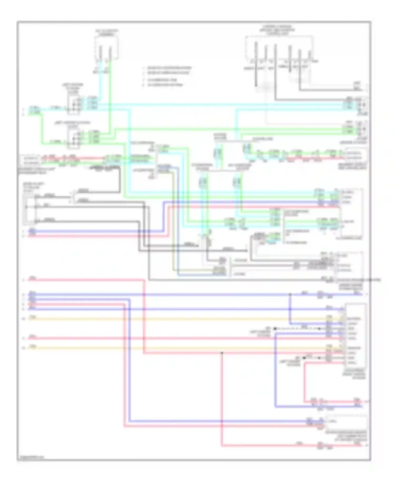 QX60 Infiniti I (2013-2016): Computer data lines circuit, except hybrid with memory with icc (2 of 3)