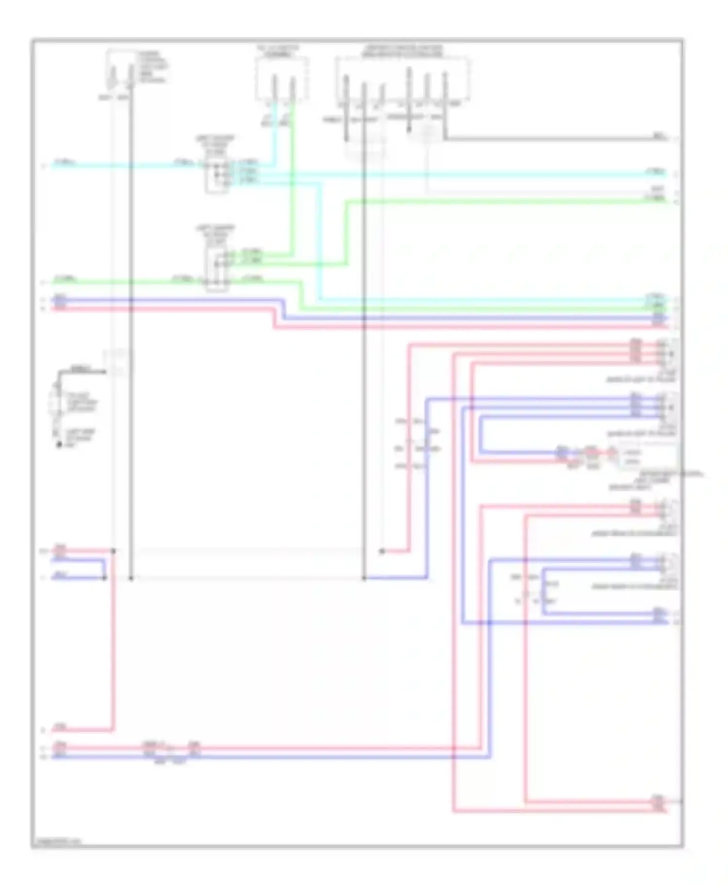 QX60 Infiniti I (2013-2016): Computer data lines circuit, except hybrid with memory without icc (2 of 3)