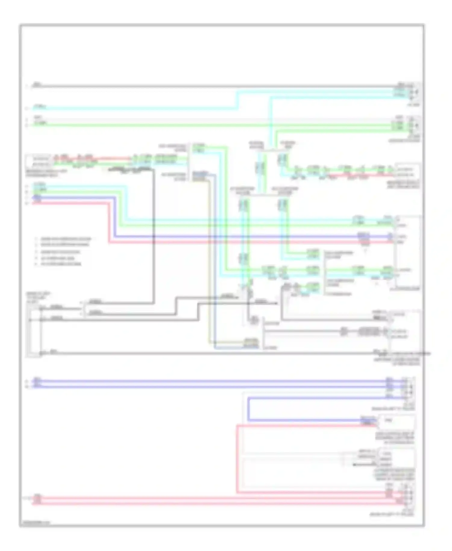 QX60 Infiniti I (2013-2016): Computer data lines circuit, except hybrid with memory without icc (3 of 3)