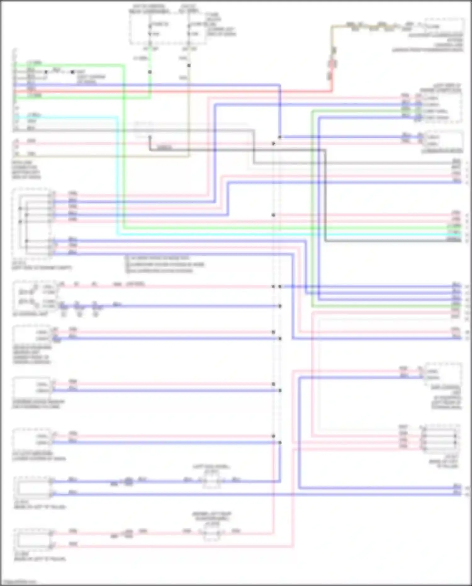 QX60 Infiniti I (2013-2016): Computer data lines circuit, hybrid w/o memory (1 of 3)