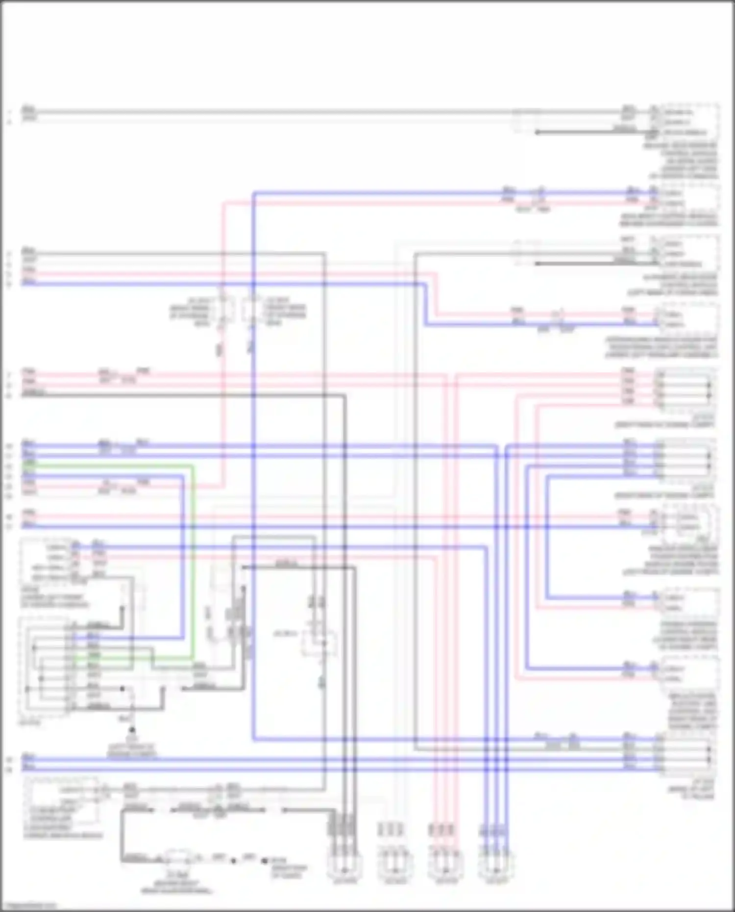 QX60 Infiniti I (2013-2016): Computer data lines circuit, hybrid w/o memory (3 of 3)