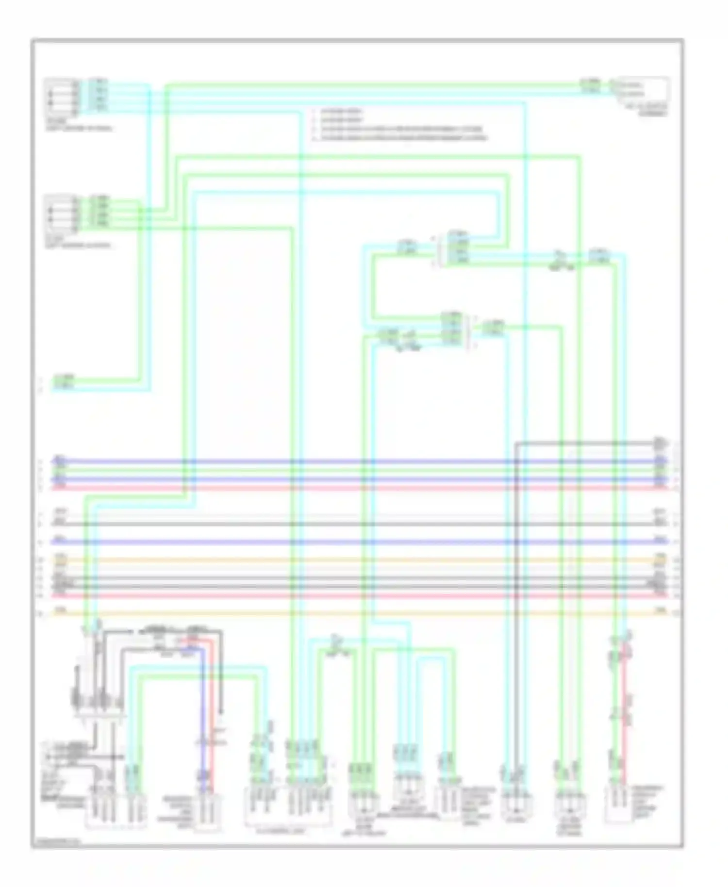 QX60 Infiniti I (2013-2016): Computer data lines circuit, hybrid with memory with icc (2 of 4)