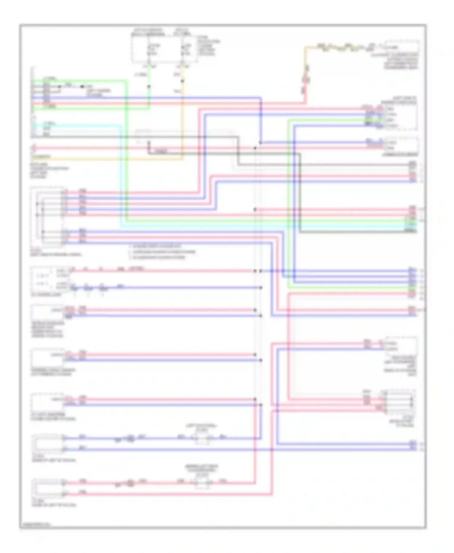 QX60 Infiniti I (2013-2016): Computer data lines circuit, hybrid without memory (1 of 3)
