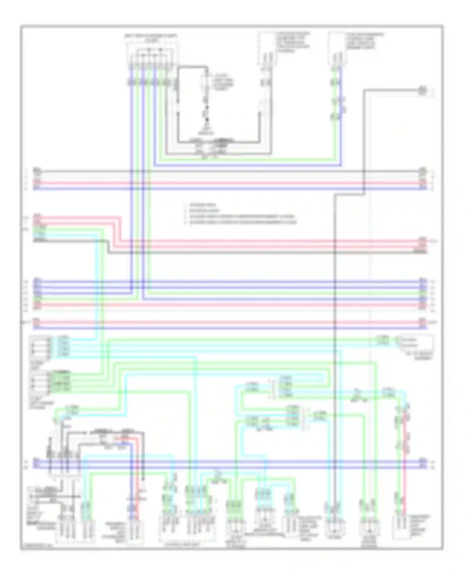 QX60 Infiniti I (2013-2016): Computer data lines circuit, hybrid without memory (2 of 3)