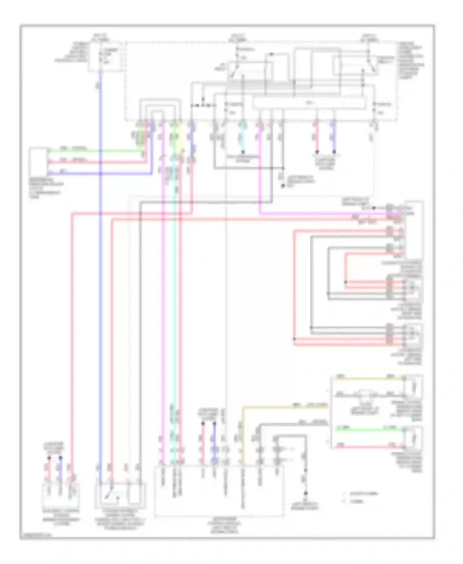 QX60 Infiniti I (2013-2016): Cooling fan circuit