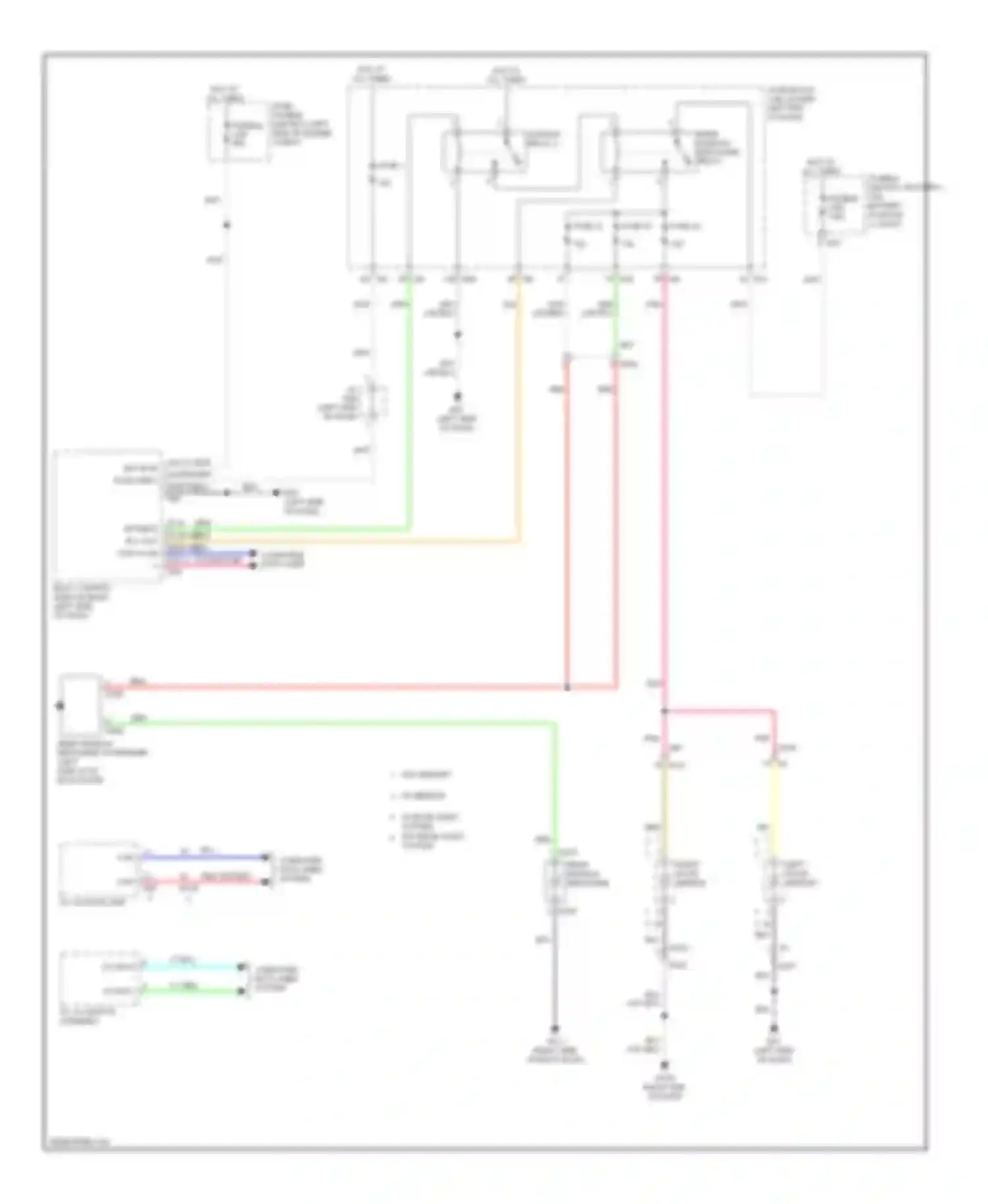 QX60 Infiniti I (2013-2016): Defoggers circuit