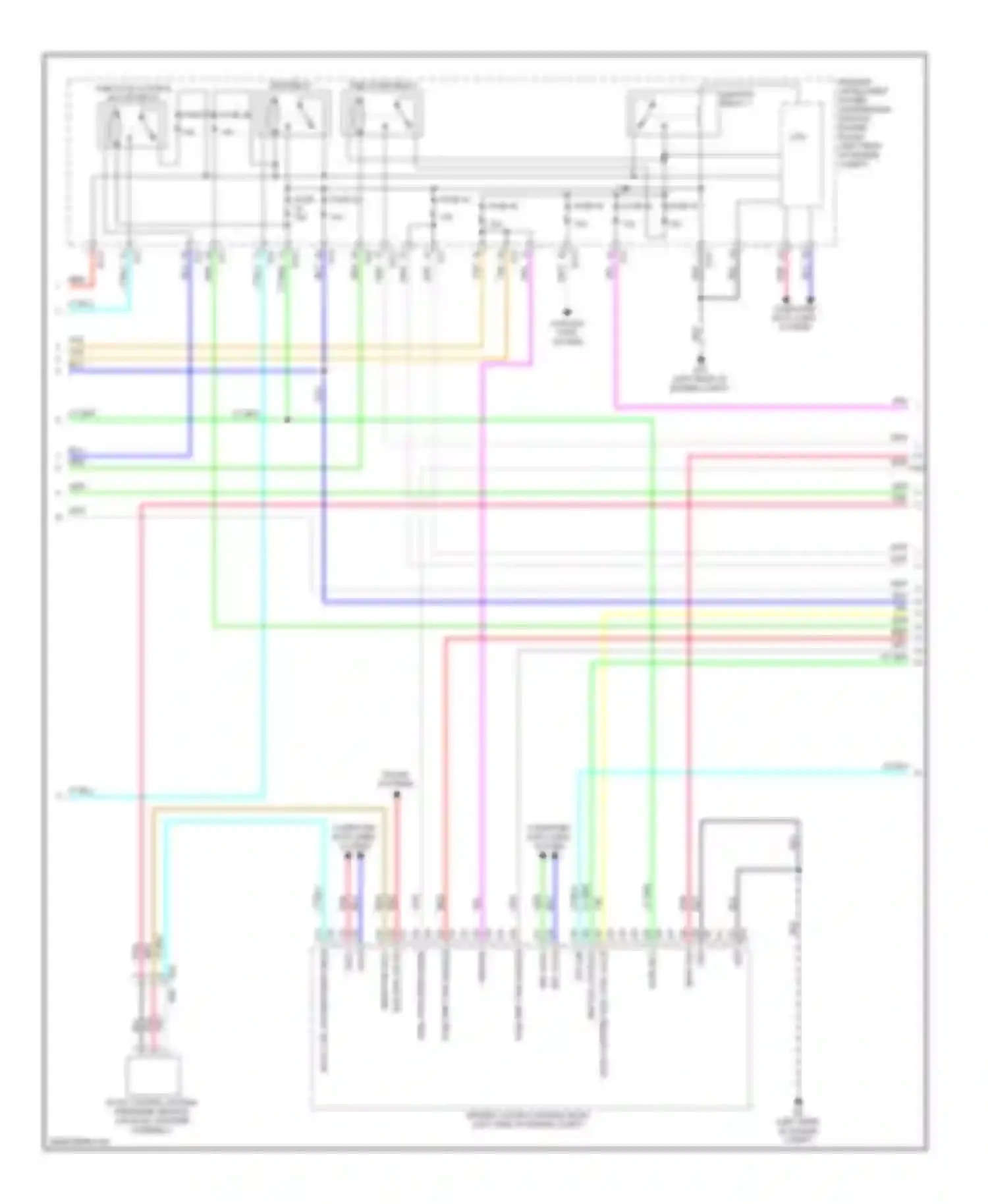 QX60 Infiniti I (2013-2016): Wiring diagram engine performance 2.5l hybrid, engine controls circuit (3 of 6)