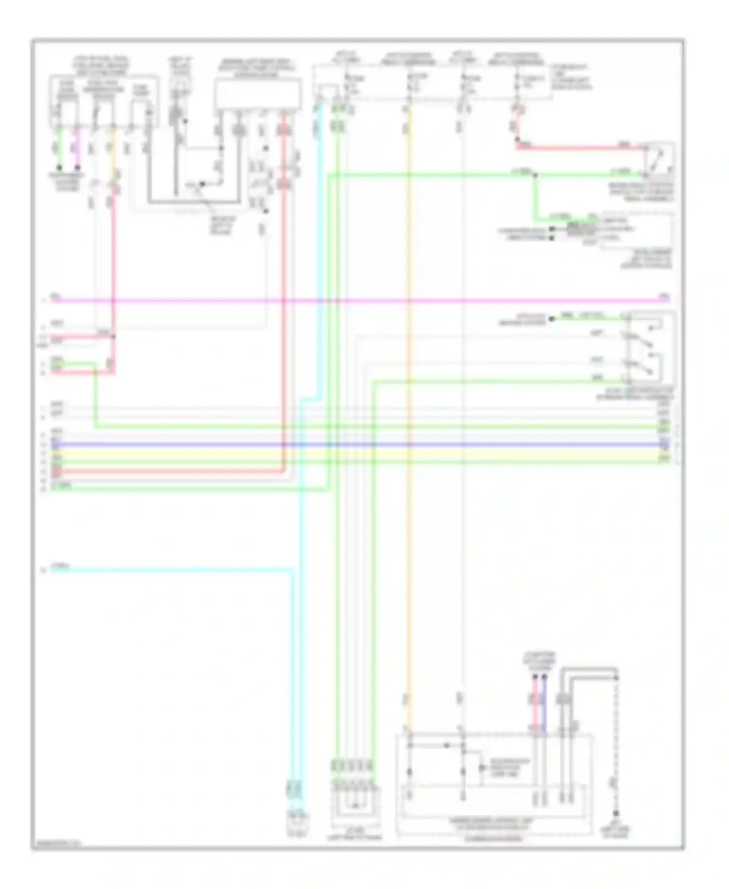 QX60 Infiniti I (2013-2016): Wiring diagram engine performance 2.5l hybrid, engine controls circuit (4 of 6)