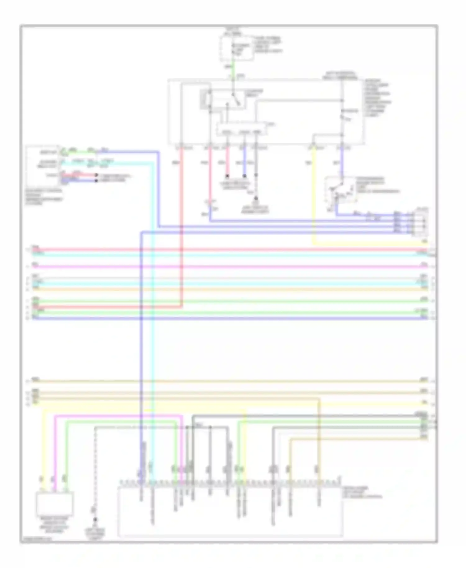 QX60 Infiniti I (2013-2016): Wiring diagram engine performance 2.5l hybrid, hybrid system circuit (2 of 6)