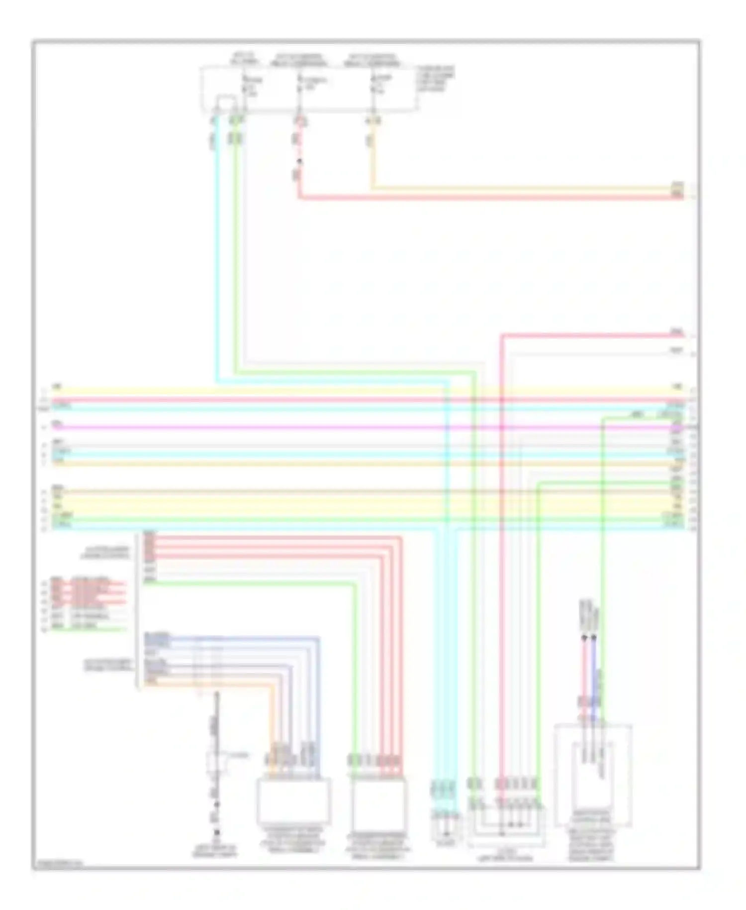 QX60 Infiniti I (2013-2016): Wiring diagram engine performance 2.5l hybrid, hybrid system circuit (4 of 6)