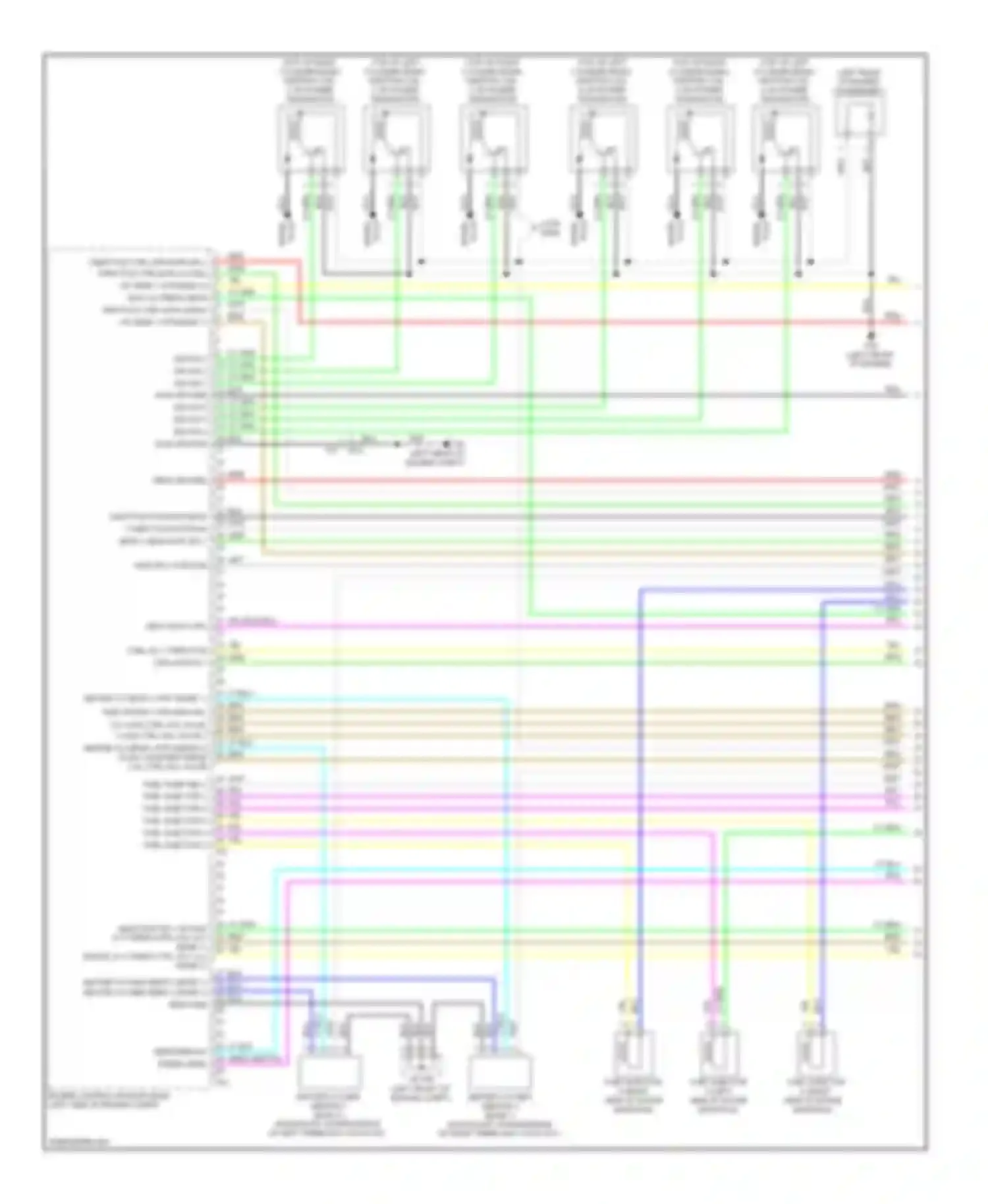 QX60 Infiniti I (2013-2016): Wiring diagram engine performance 3.5l (1 of 6)