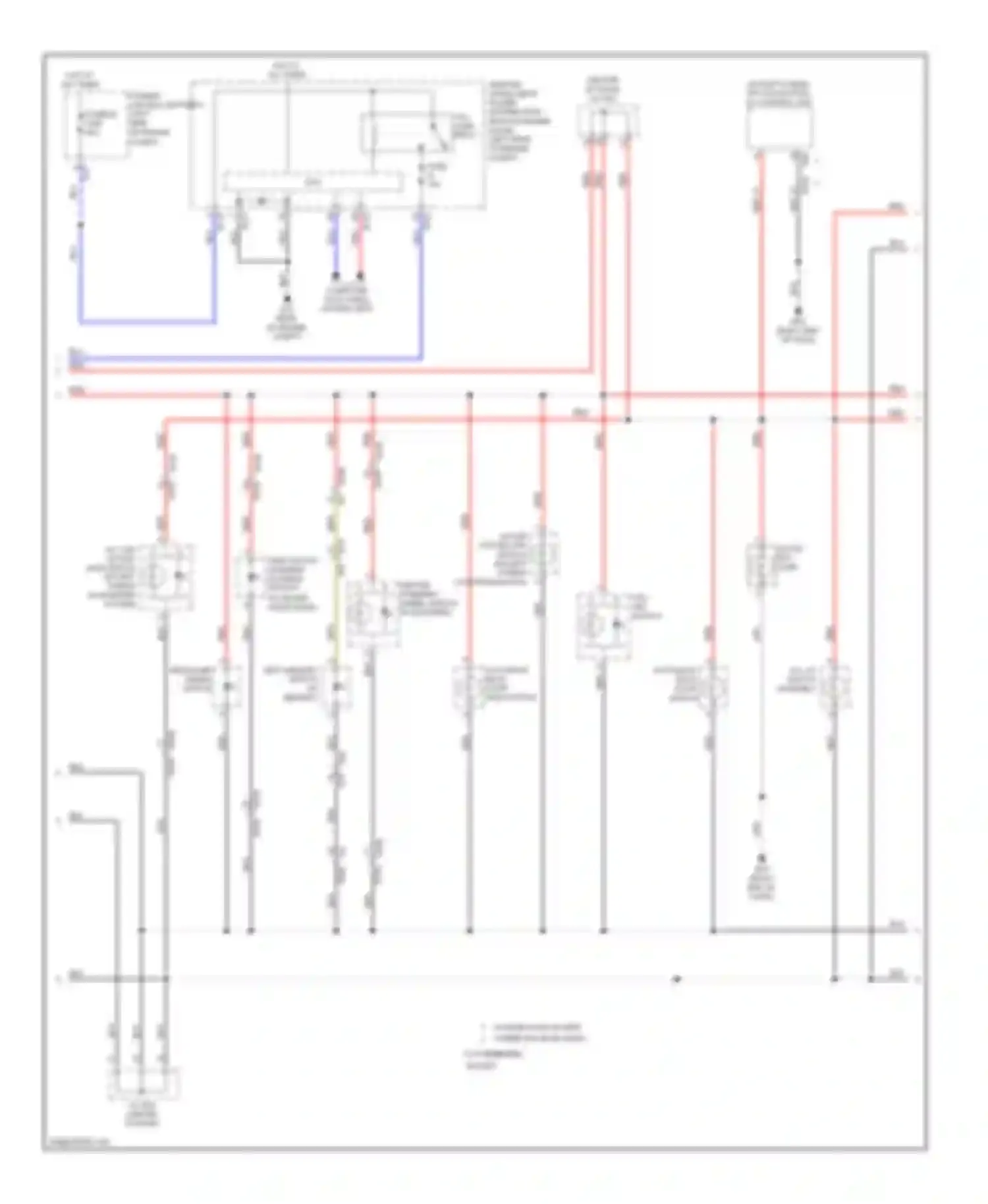 QX60 Infiniti I (2013-2016): Instrument illumination circuit (2 of 3)