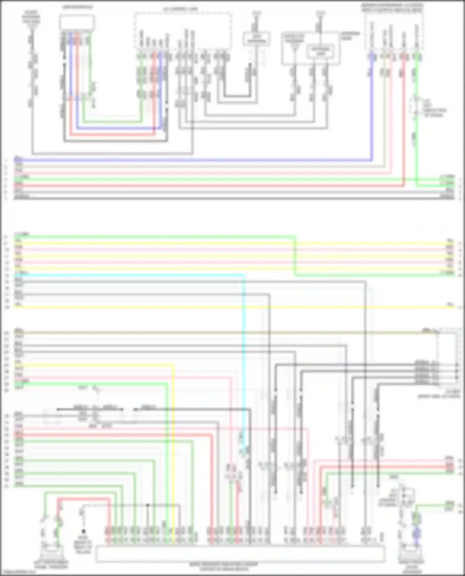 QX60 Infiniti I (2013-2016): Navigation circuit, except hybrid w/o surround (4 of 10)