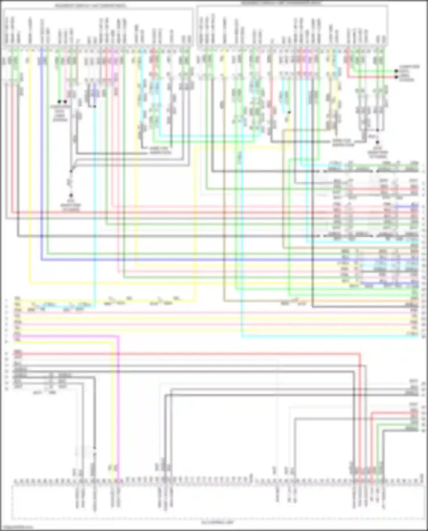 QX60 Infiniti I (2013-2016): Navigation circuit, except hybrid w/o surround (8 of 10)