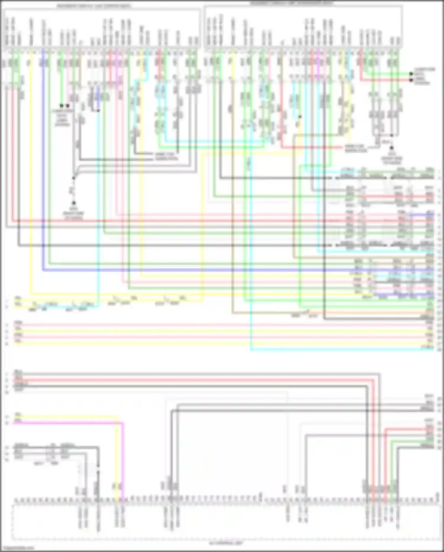 QX60 Infiniti I (2013-2016): Navigation circuit, except hybrid w/ surround (11 of 13)