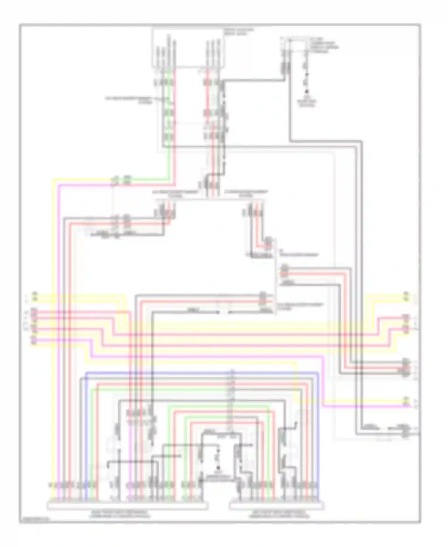 QX60 Infiniti I (2013-2016): Navigation circuit, except hybrid with surround (10 of 13)