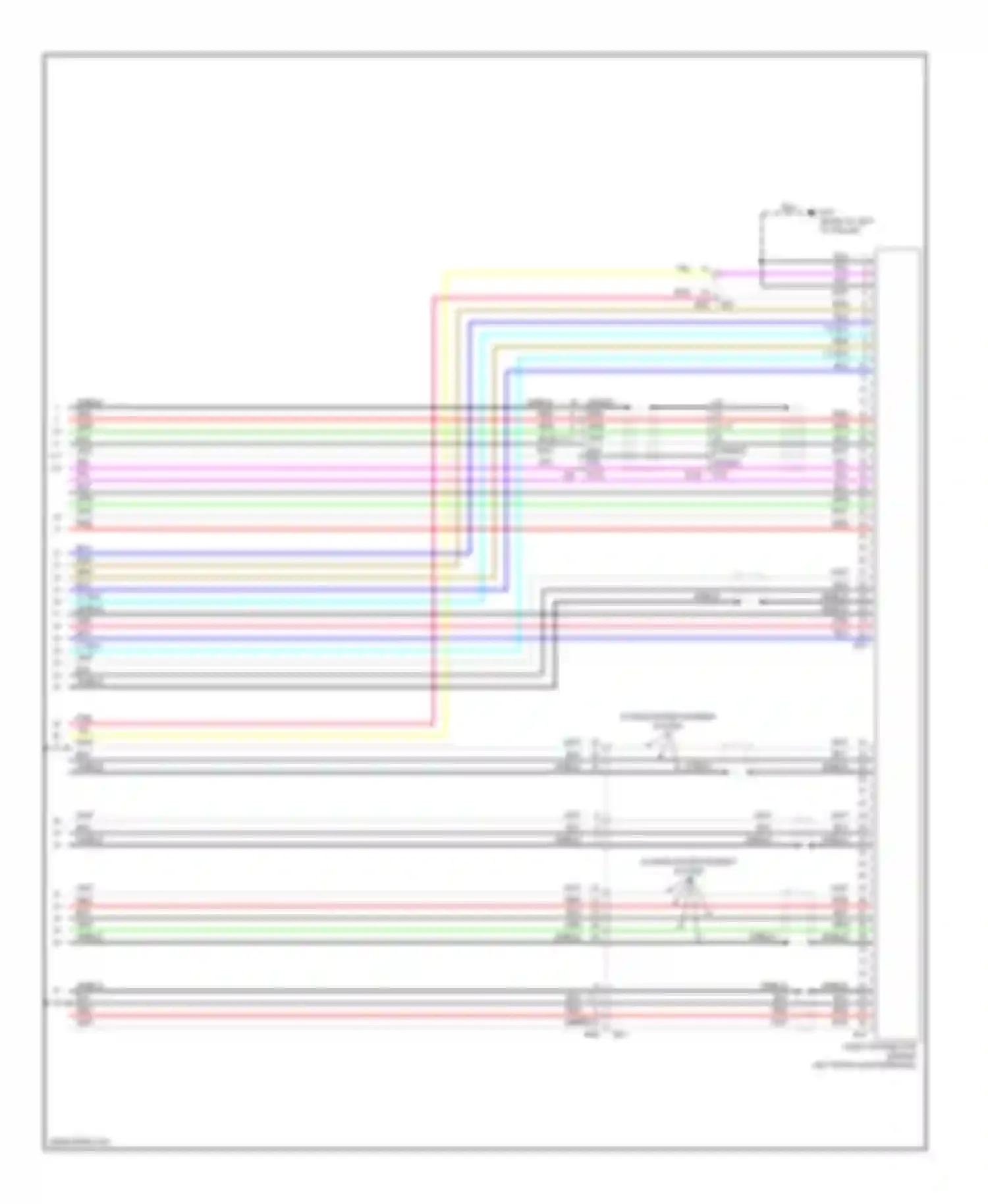 QX60 Infiniti I (2013-2016): Navigation circuit, except hybrid with surround (13 of 13)