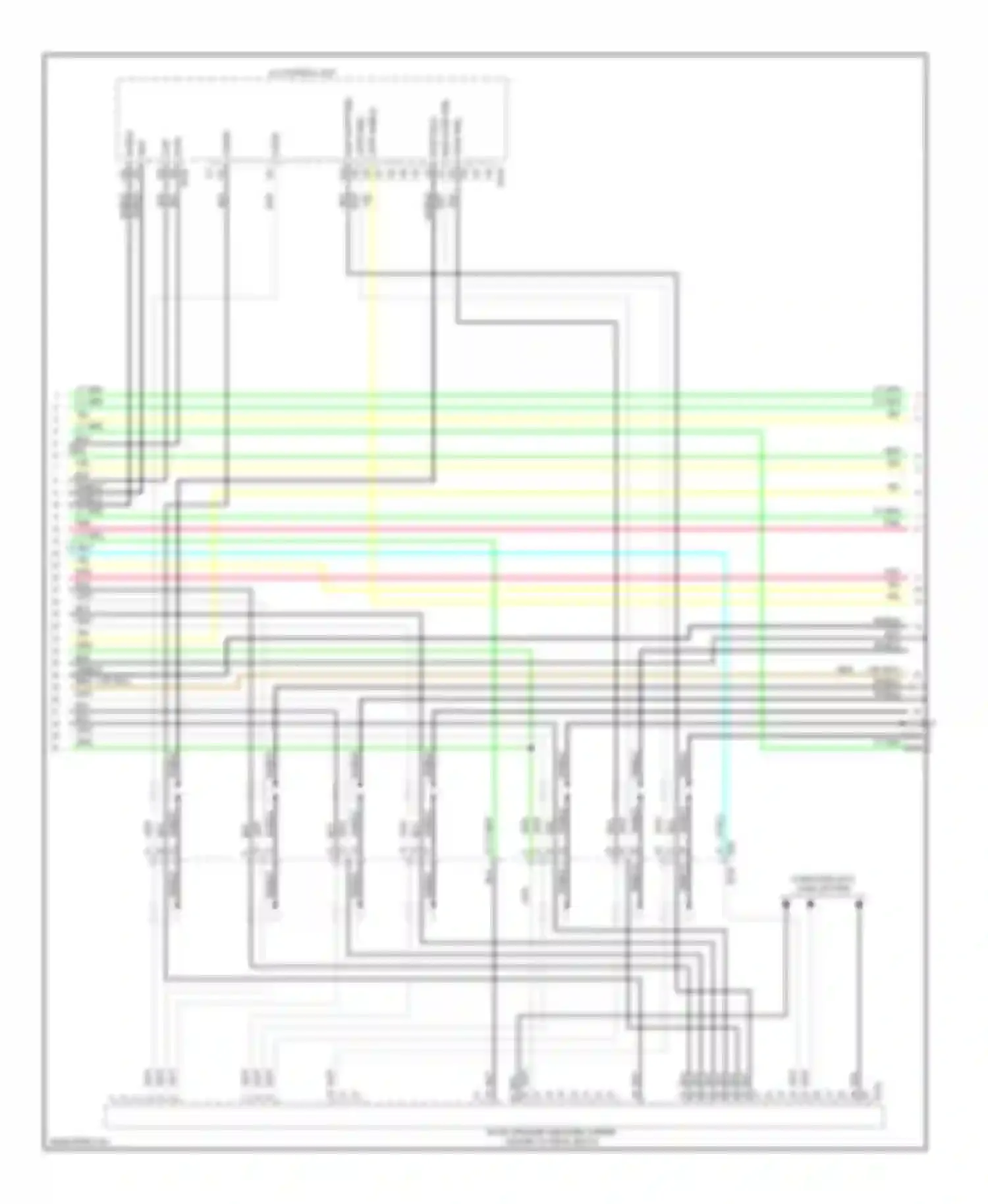 QX60 Infiniti I (2013-2016): Navigation circuit, except hybrid with surround (4 of 13)