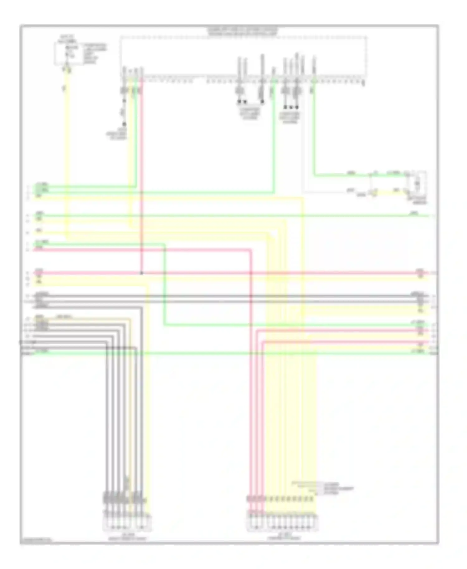 QX60 Infiniti I (2013-2016): Navigation circuit, except hybrid with surround (5 of 13)