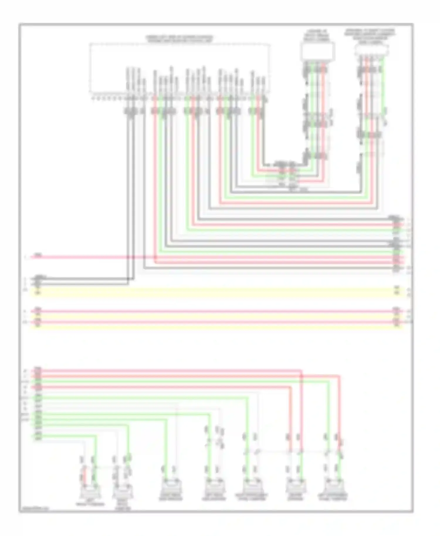 QX60 Infiniti I (2013-2016): Navigation circuit, except hybrid with surround (8 of 13)