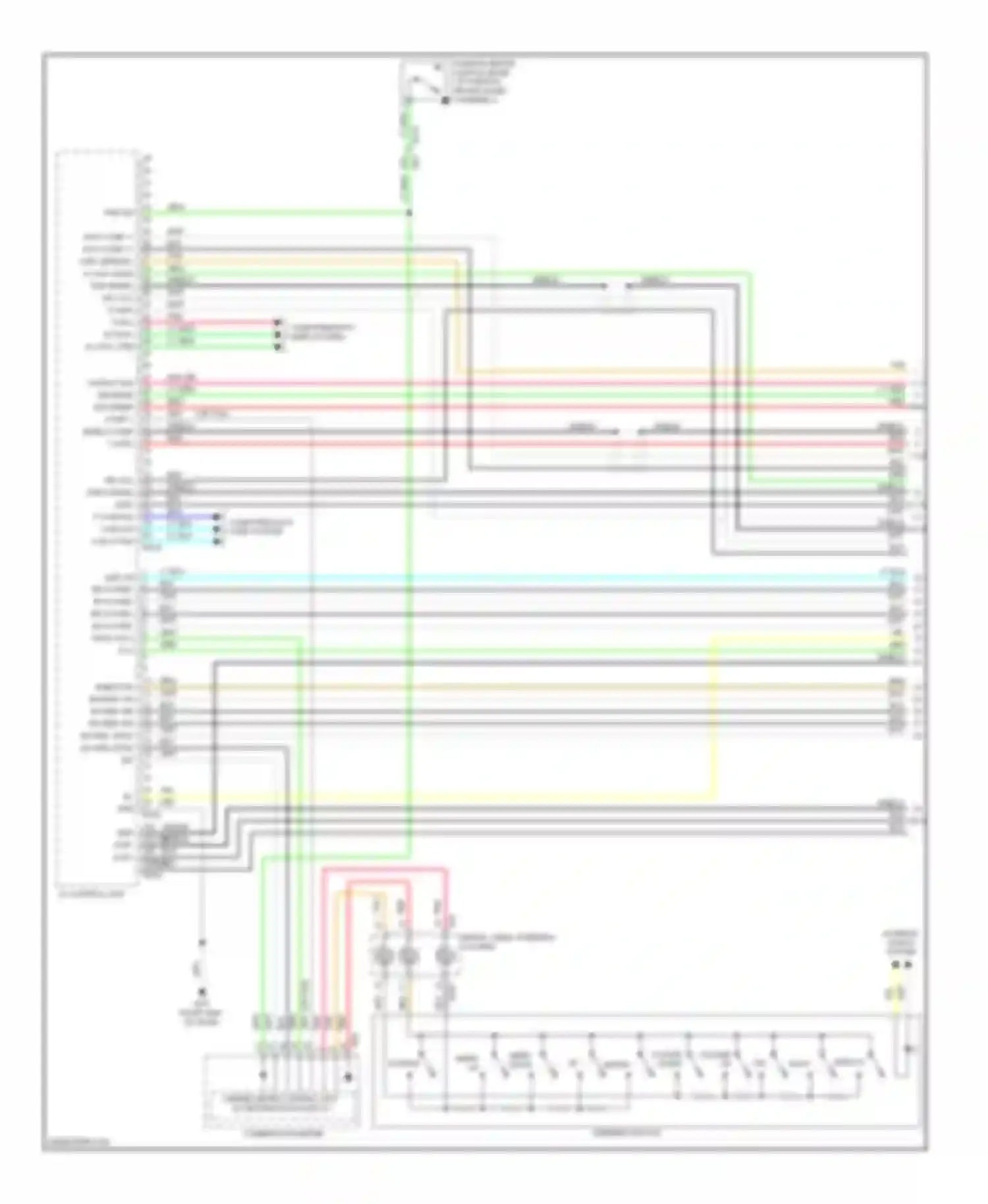 QX60 Infiniti I (2013-2016): Navigation circuit, except hybrid without surround (1 of 10)