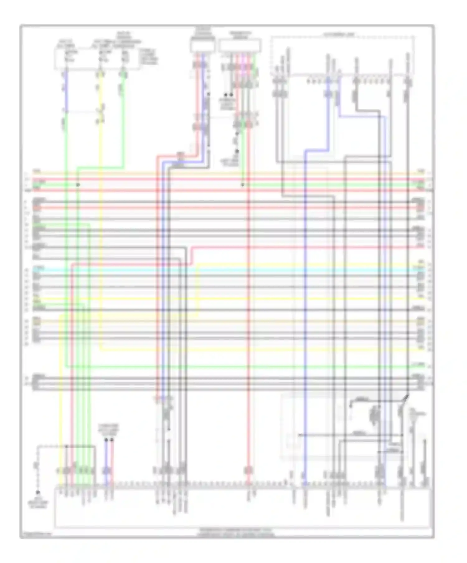 QX60 Infiniti I (2013-2016): Navigation circuit, except hybrid without surround (2 of 10)