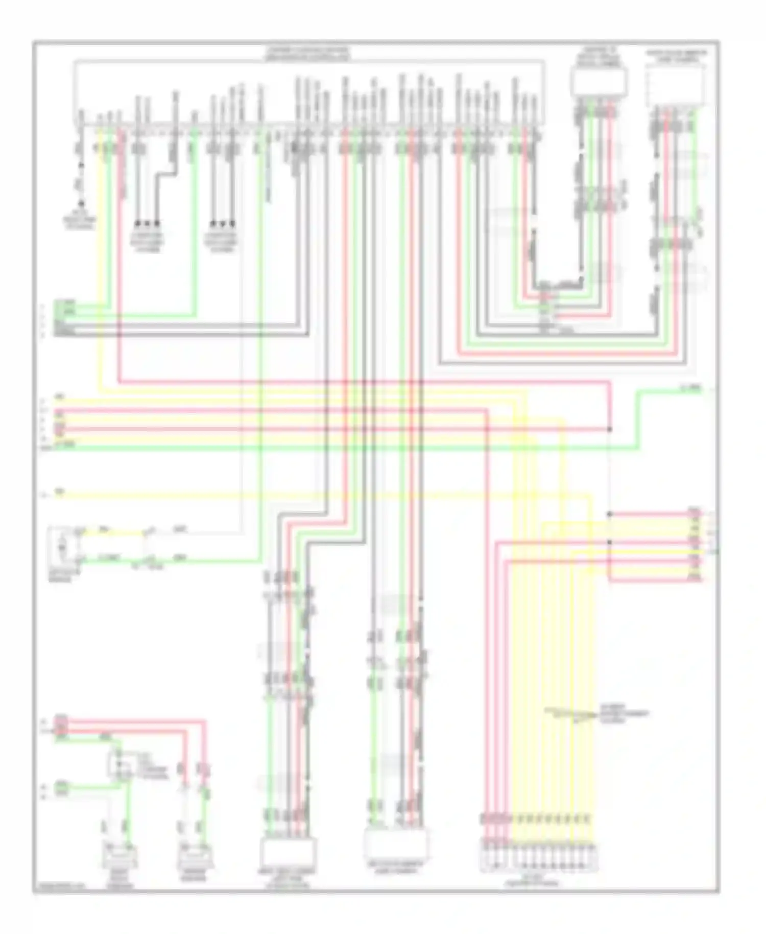 QX60 Infiniti I (2013-2016): Navigation circuit, except hybrid without surround (5 of 10)
