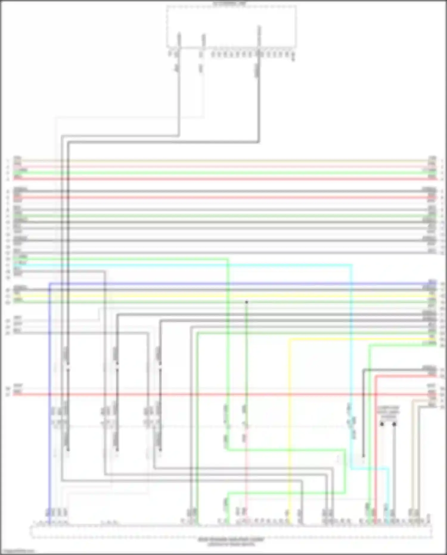 QX60 Infiniti I (2013-2016): Navigation circuit, hybrid w/o surround (2 of 12)