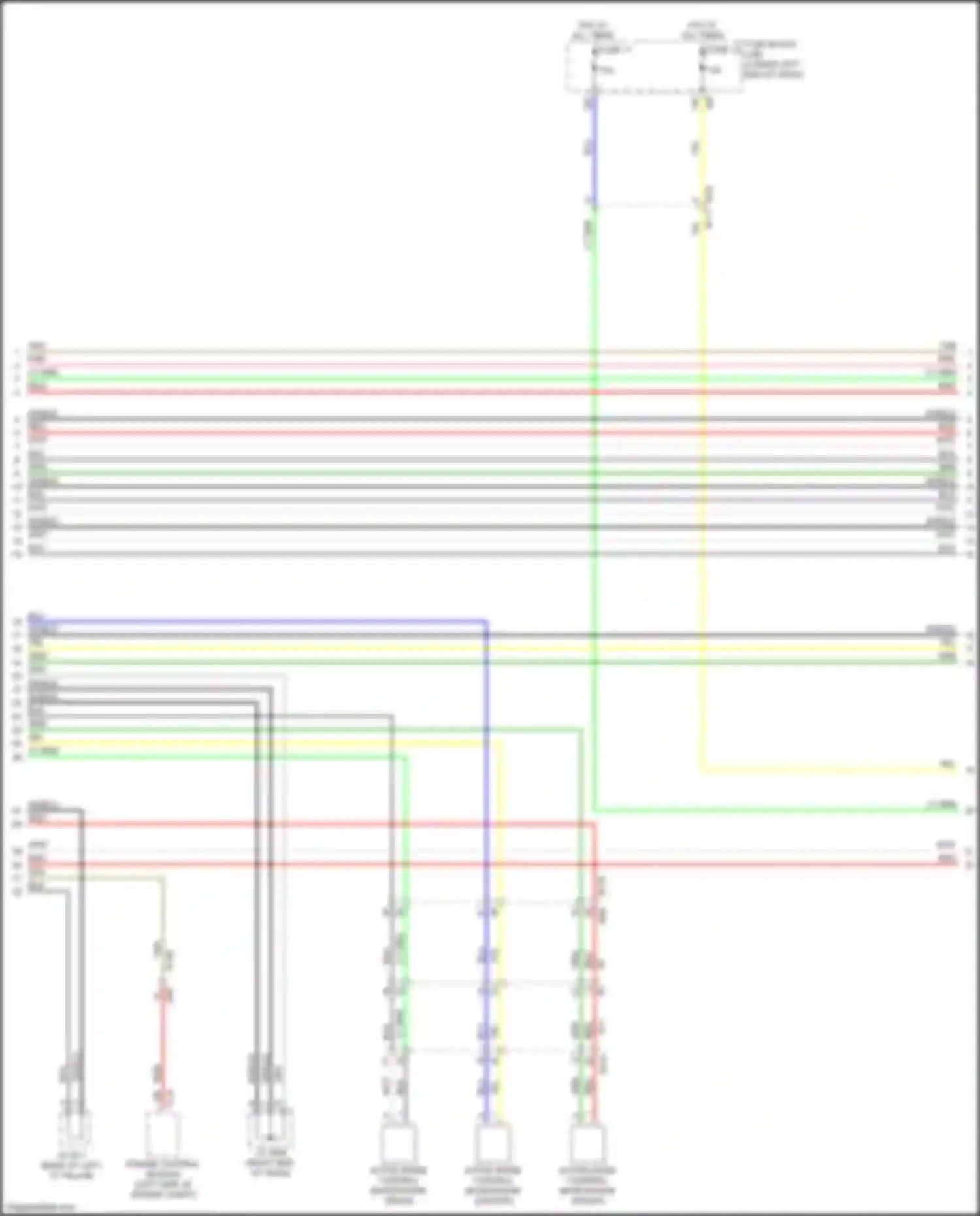 QX60 Infiniti I (2013-2016): Navigation circuit, hybrid w/o surround (3 of 12)