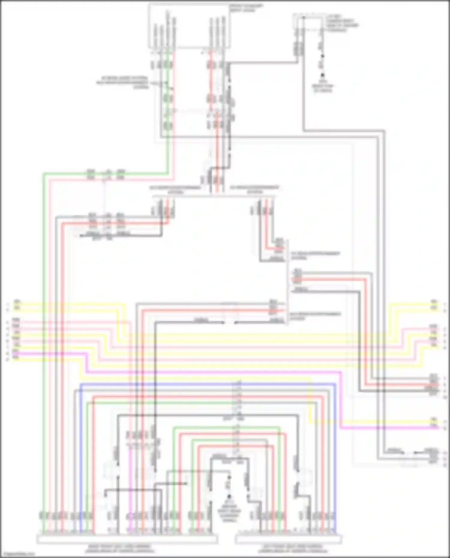 QX60 Infiniti I (2013-2016): Navigation circuit, hybrid w/ surround (10 of 13)