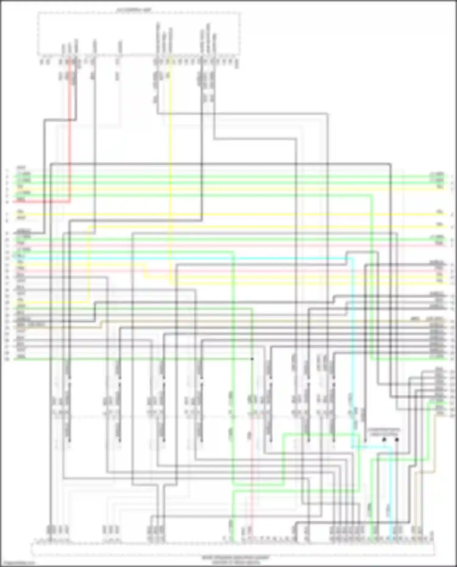 QX60 Infiniti I (2013-2016): Navigation circuit, hybrid w/ surround (4 of 13)